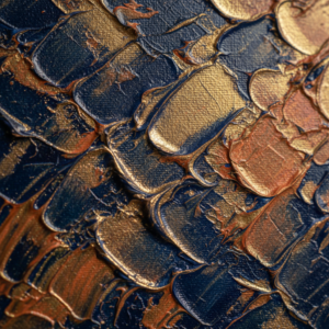 Abstract Expressionist Canvas Painting