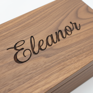 Personalized Engraved Wooden Keepsake Box