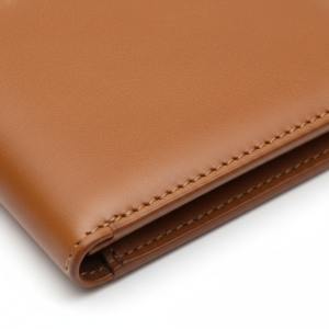 Handcrafted Tan Leather Bifold Wallet