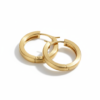 Gold-Plated Hoop Earrings