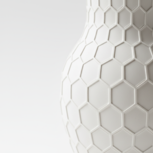 Geometric Matte Ceramic Vase