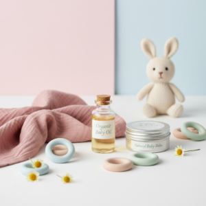 Organic Baby Care Essentials Gift Set