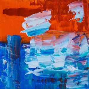 Vintage Abstract Painting